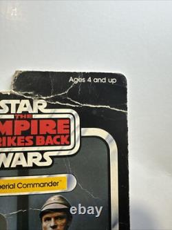 Vintage 1980 Star Wars Imperial Commander Kenner 41 Back