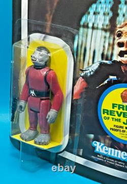 Vintage 1980 Star Wars Snaggletooth Figure Kenner 48 Back MOC