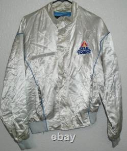 Vintage 1980s Disneyland Star Tours Jacket L / XL Star Wars MAP