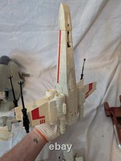 Vintage 1980s Star Wars Ship Collectibles For Parts