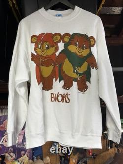 Vintage 1980s VERY RARE Star Wars Star Tours Disney EWOKS Graphic L/XL Lucas