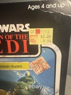 Vintage 1983 Kenner STAR WARS Return of the Jedi GAMORREAN GUARD MOC