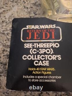 Vintage 1983 Kenner Star Wars C-3PO Collector's Case in Original Box New