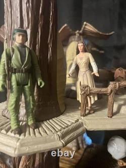 Vintage 1983 Kenner Star Wars Ewok Village Complete Playset + 9 Figures