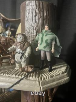 Vintage 1983 Kenner Star Wars Ewok Village Complete Playset + 9 Figures