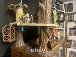Vintage 1983 Kenner Star Wars Ewok Village Complete Playset + 9 Figures