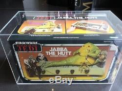 Vintage 1983 Kenner Star Wars Jabba The Hutt Playset MISB AFA 80 Beautiful Piece