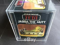 Vintage 1983 Kenner Star Wars Jabba The Hutt Playset MISB AFA 80 Beautiful Piece
