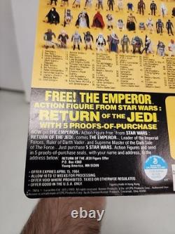 Vintage 1983 Kenner Star Wars ROTJ 65c Back Leia Boushh Disguise Unpunched