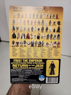 Vintage 1983 Kenner Star Wars ROTJ 65c Back Leia Boushh Disguise Unpunched