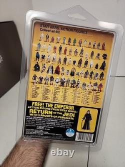 Vintage 1983 Kenner Star Wars ROTJ 65c Back Leia Boushh Disguise Unpunched