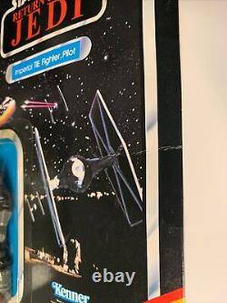 Vintage 1983 Kenner Star Wars ROTJ Imperial Tie Fighter Pilot 65 Back Punched