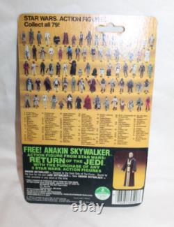 Vintage 1983 Kenner Star Wars ROTJ Lumat 79 C Back MOC Anakin Offer