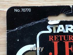 Vintage 1983 Kenner Star Wars Squid Head Return Of The Jedi Action Figure Card