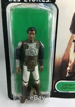 Vintage 1983 Kenner Star Wars Tri-logo Rotj Lando Calrissian Skiff Guard Moc