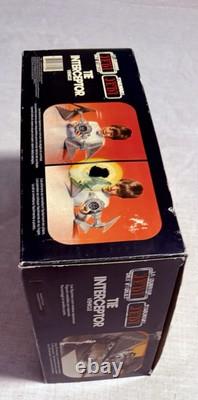 Vintage 1983 STAR WARS ROTJ Tie Interceptor Perfect Box, Inserts & Papers 100%