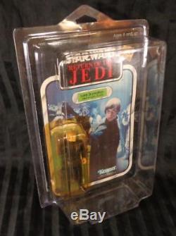 Vintage 1983 STAR WARS Return of The Jedi LUKE SKYWALKER JEDI KNIGHT MOC 77 Back