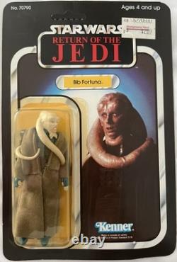 Vintage 1983 Star Wars BIB FORTUNA Figure Kenner 65 Back MOC Unpunched