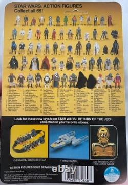 Vintage 1983 Star Wars BIB FORTUNA Figure Kenner 65 Back MOC Unpunched