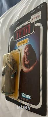 Vintage 1983 Star Wars BIB FORTUNA Figure Kenner 65 Back MOC Unpunched