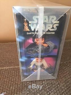 Vintage 1983 Star Wars Darth Vader Tie Fighter Never Opened! Kenner AFA 80 Look
