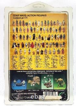 Vintage 1983 Star Wars Emperor Return of the Jedi Figure 77-Back Unpunched Card