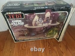 Vintage 1983 Star Wars Ewok Village Return of the Jedi Playset with Box