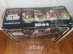 Vintage 1983 Star Wars Ewok Village Return of the Jedi Playset with Box