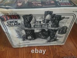 Vintage 1983 Star Wars Ewok Village Return of the Jedi Playset with Box