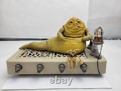 Vintage 1983 Star Wars Jabba the Hut Playset Near Complete With Figures