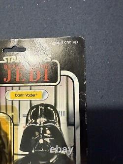 Vintage 1983 Star Wars Kenner ROTJ Figure Darth Vader 77 Back Sealed Moc Jedi