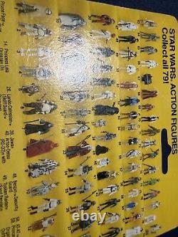 Vintage 1983 Star Wars Kenner ROTJ Figure Darth Vader 77 Back Sealed Moc Jedi