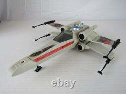 Vintage 1983 Star Wars ROTJ Battle Damaged X-Wing Fighter Complete Works AA605
