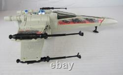 Vintage 1983 Star Wars ROTJ Battle Damaged X-Wing Fighter Complete Works AA605