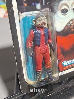 Vintage 1983 Star Wars ROTJ Nien Nunb Figure Unpunched 65 Back # 70840 Sealed
