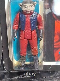 Vintage 1983 Star Wars ROTJ Nien Nunb Figure Unpunched 65 Back # 70840 Sealed