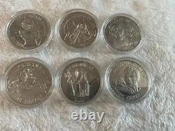 Vintage 1984 6 Different Kenner Star Wars Coins Power Of Force
