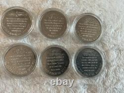 Vintage 1984 6 Different Kenner Star Wars Coins Power Of Force