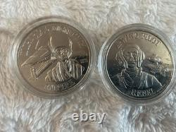 Vintage 1984 6 Different Kenner Star Wars Coins Power Of Force