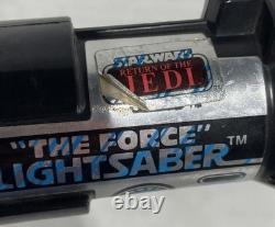 Vintage 1984 KENNER The Force Lightsaber -RARE-yellow Original Owner