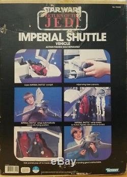 Vintage 1984 Kenner Star Wars Imperial Shuttle With Original Box