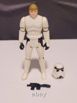 Vintage 1984 Luke Skywalker Stormtrooper Last 17 POTF HK Pale Hair Complete