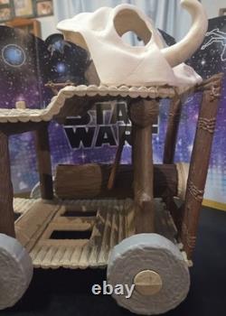 Vintage 1985 Kenner Star Wars P. O. T. F. Ewok Battle Wagon! Incomplete