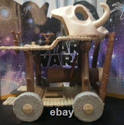 Vintage 1985 Kenner Star Wars P. O. T. F. Ewok Battle Wagon! Incomplete