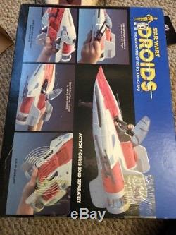 Vintage 1985 Star Wars DROIDS A-WING Complete With Box and Inserts Original