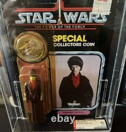 Vintage 1985 Star Wars Potf 92 Back Imperial Dignitary Graded Afa 60 Y-ex