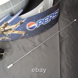 Vintage 1990s Pepsi Star Wars Promotion Spinning Death Star Mobile Store Display
