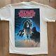 Vintage 1995 STAR WARS A NEW HOPE Movie Poster Print Promo T-Shirt Made U. S. A XL