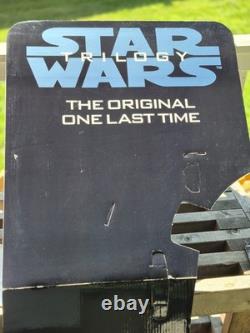 Vintage 1995 STAR WARS Original Trilogy VHS Store Display Standee UNUSED