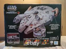 Vintage 1995 Star Wars ELECTRONIC MILLENNIUM FALCON Power Of The Force MIB